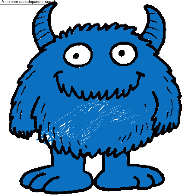 Petit monstre poilu par elliot54380