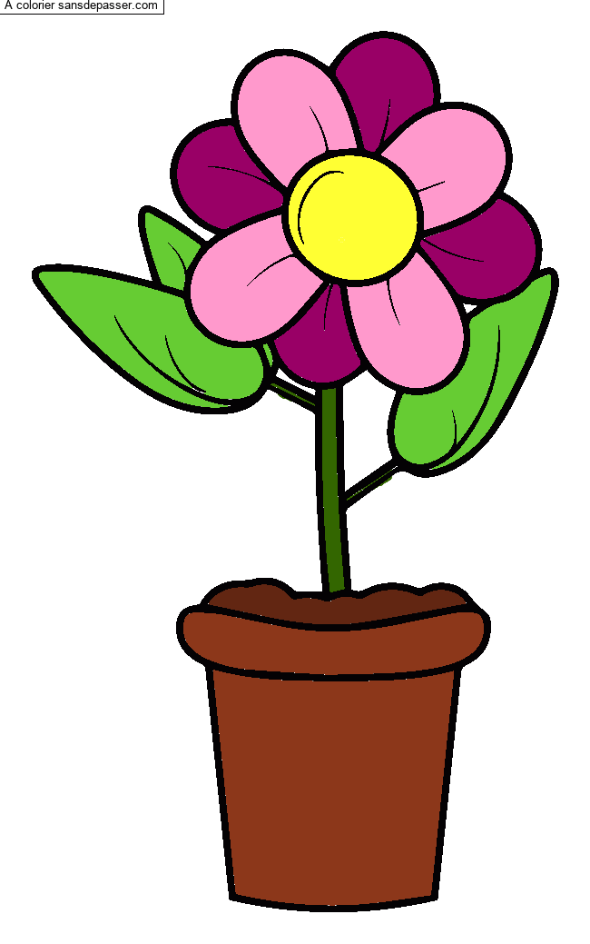 Pot de fleur par Cyrielle 34