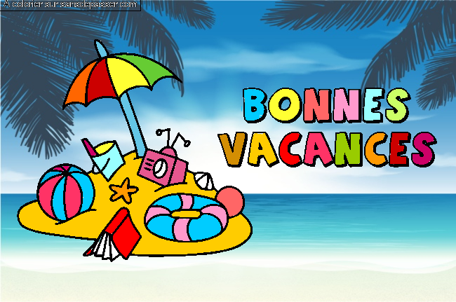 Bonnes Vacances par un invit&eacute;