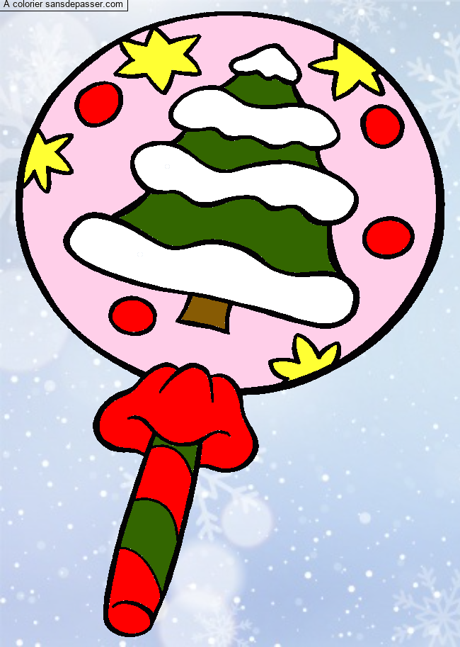 Sucette de No&euml;l par LUCIE