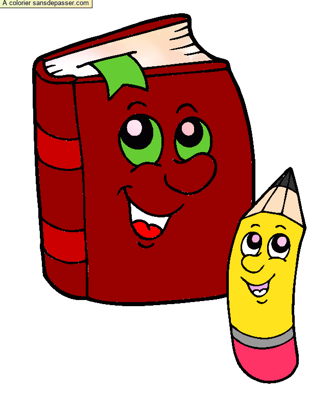 Livre et Crayon par un invit&eacute;