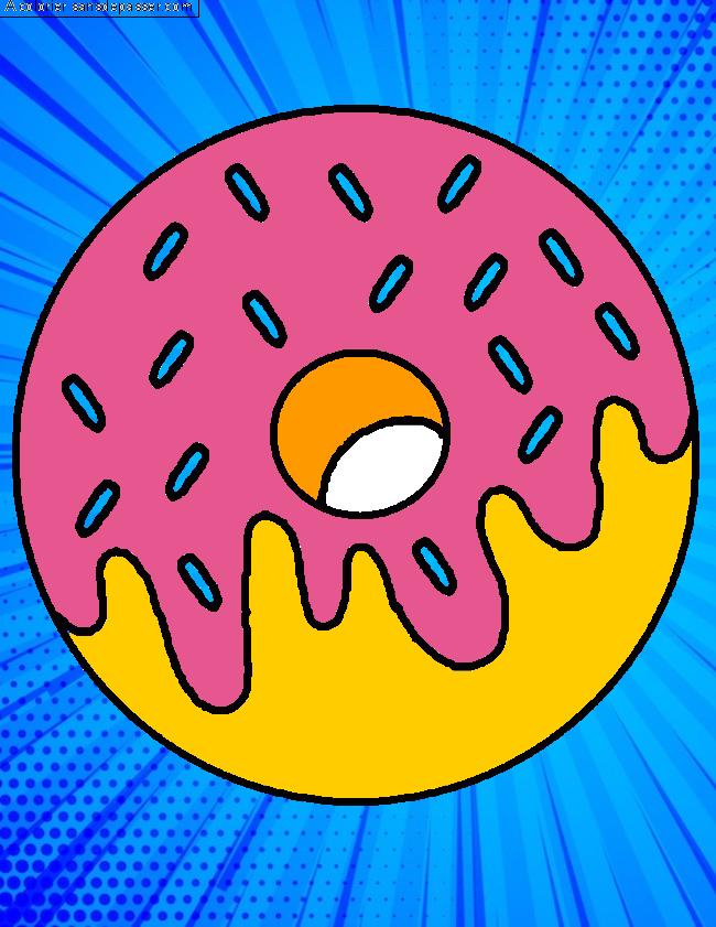 Coloriage Oh Donut ! 