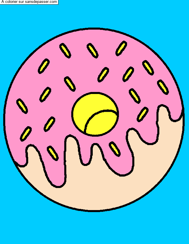 Coloriage Oh Donut !  par LEANA