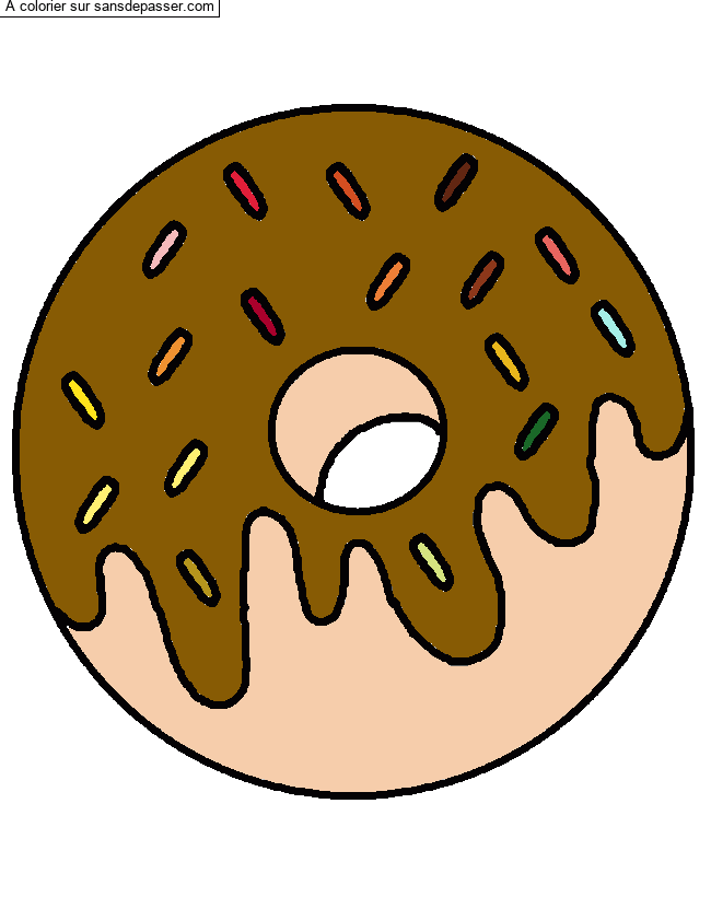 Coloriage Oh Donut ! 