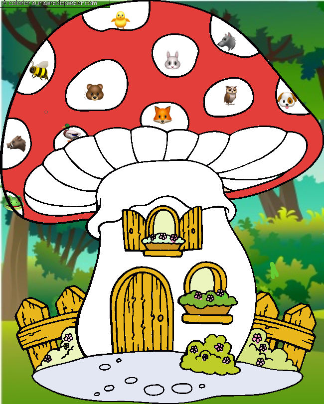 Maison Champignon par un invit&eacute;