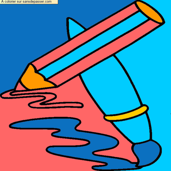 Crayon et Pinceau par un invit&eacute;