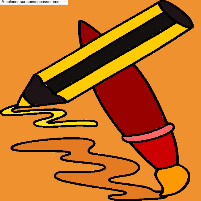 Crayon et Pinceau par un invit&eacute;
