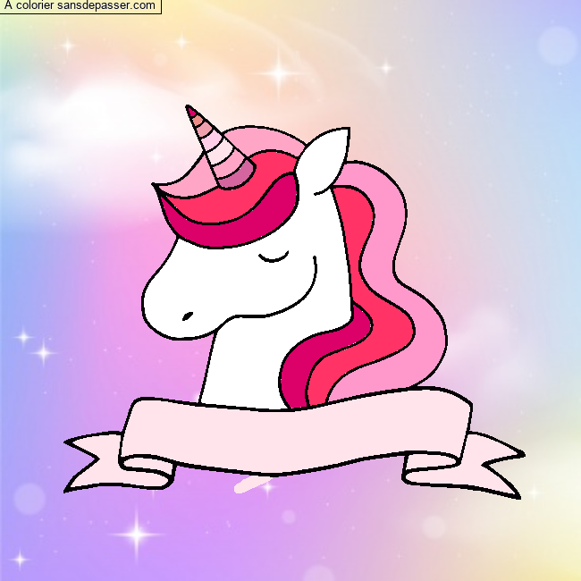 Licorne endormie par un invit&eacute;