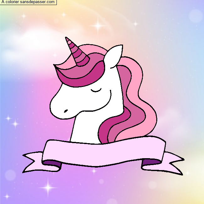 Licorne endormie par un invit&eacute;