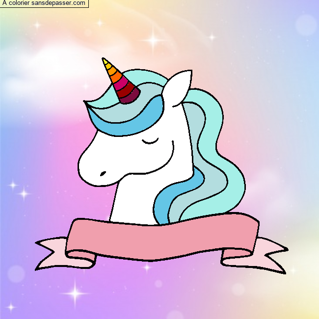 Licorne endormie par un invit&eacute;