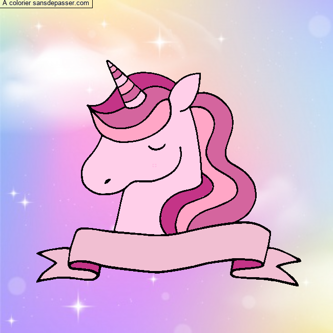 Licorne endormie par un invit&eacute;