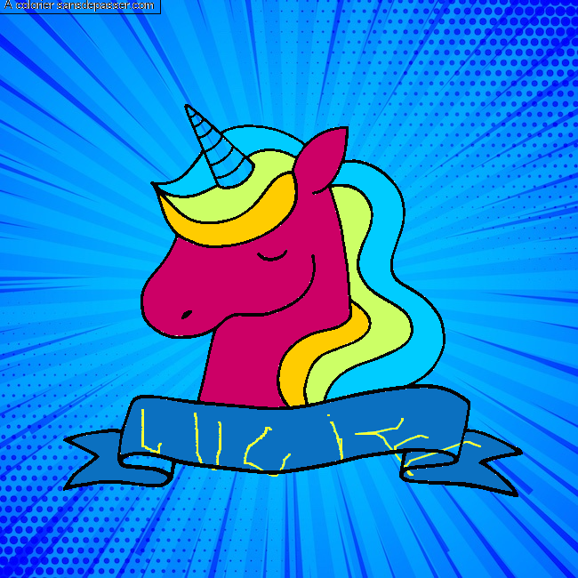 Licorne endormie par LUCIE