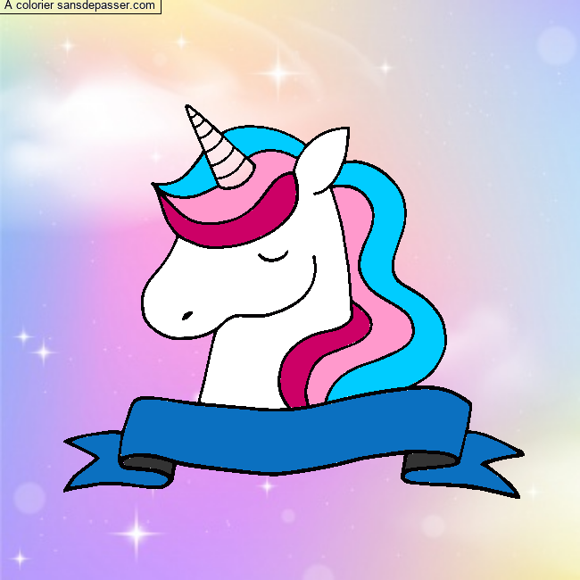 Licorne endormie par un invit&eacute;