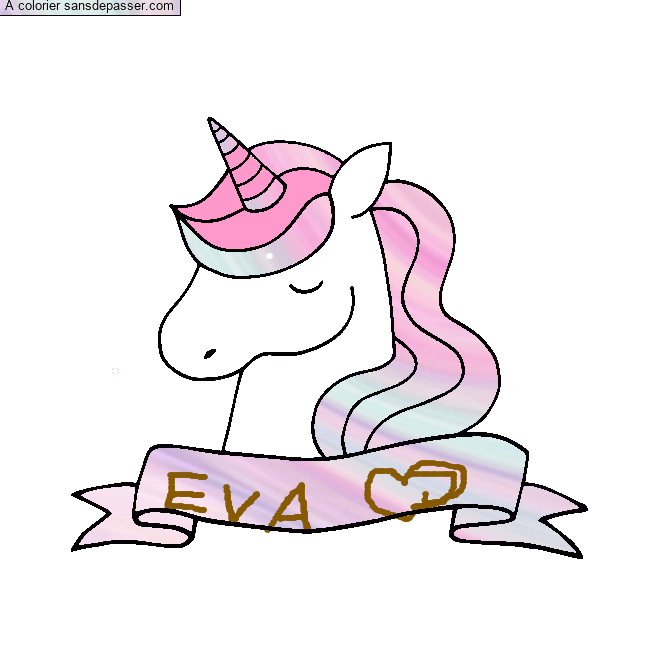Licorne endormie par EVA57
