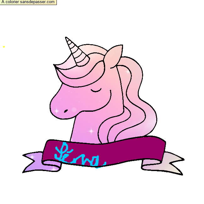 Licorne endormie par EVA57