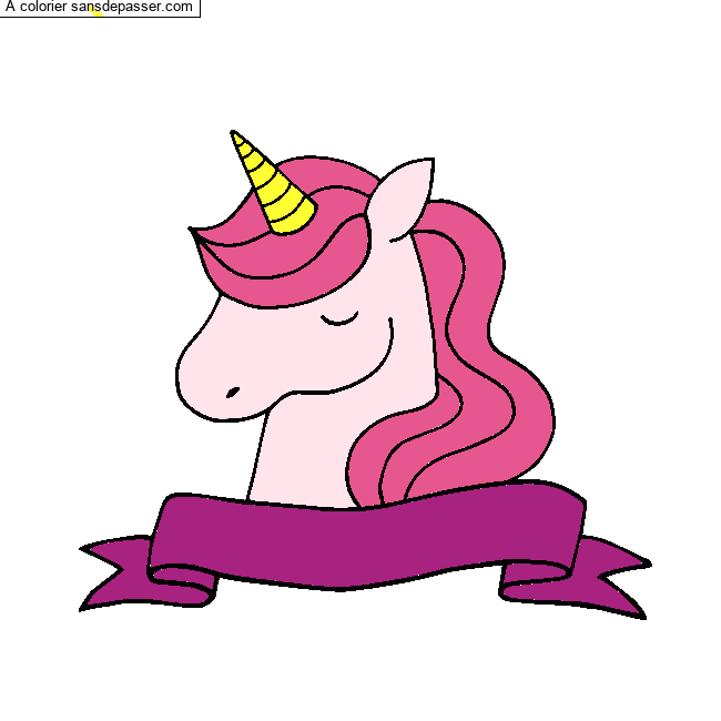 Licorne endormie par un invit&eacute;