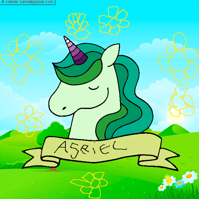 Licorne endormie par un invit&eacute;