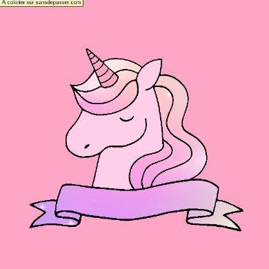 Licorne endormie par un invit&eacute;
