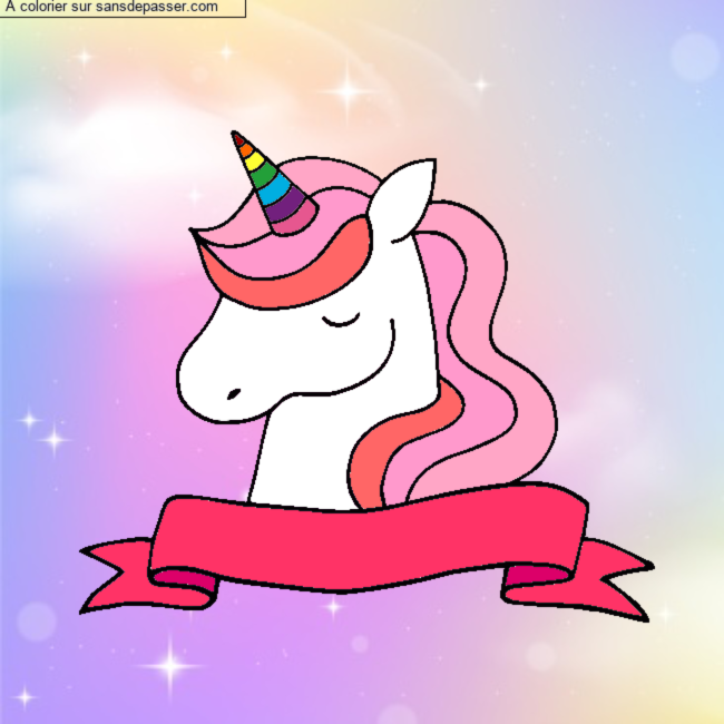 Licorne endormie par un invit&eacute;