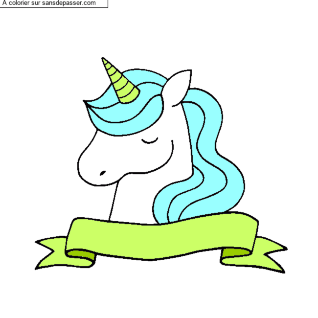 Licorne endormie par un invit&eacute;