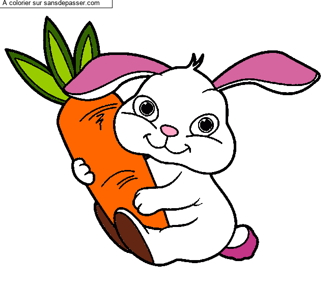 Petit Lapin et sa carotte par un invit&eacute;
