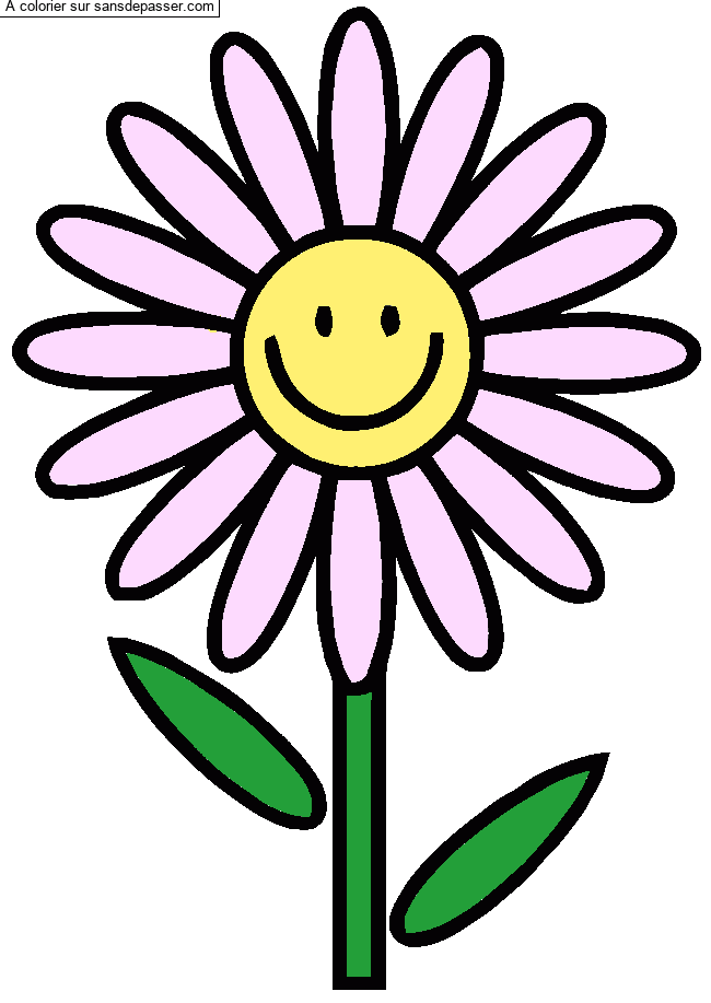 Fleur souriante par un invit&eacute;