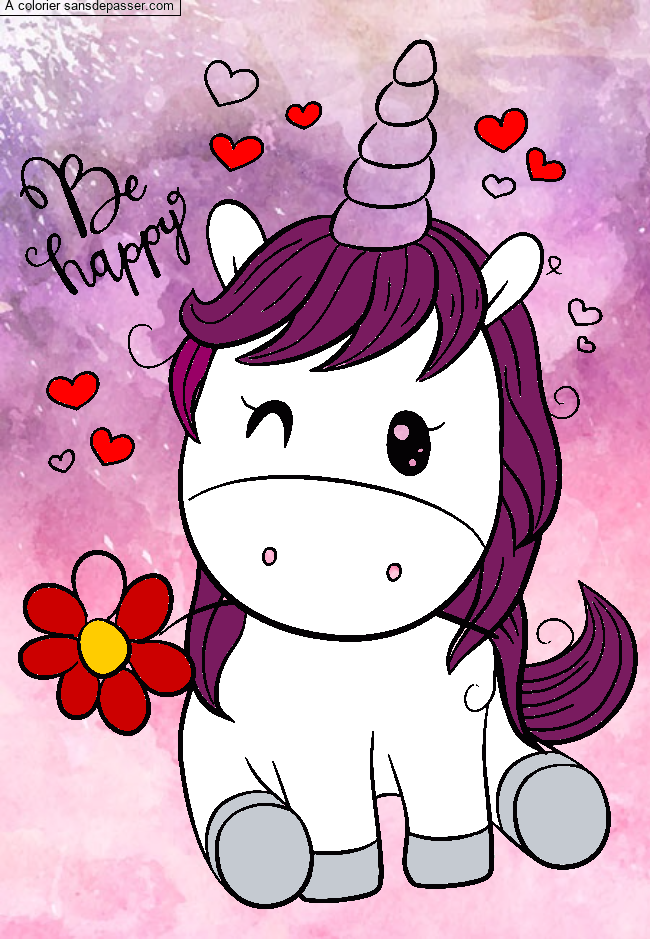 Licorne souriante par Mimi2010