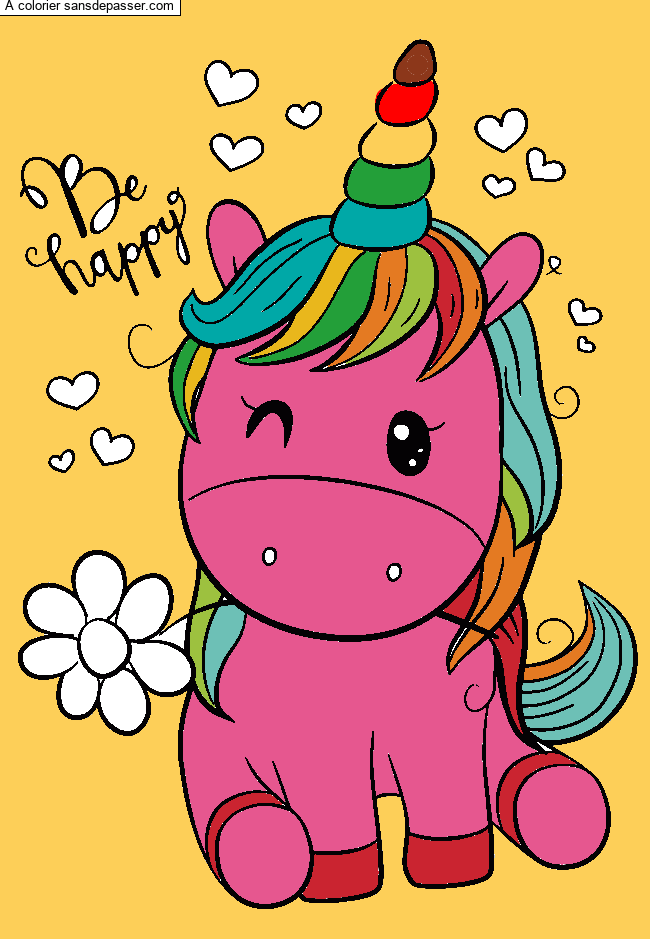 Licorne souriante par Laloute