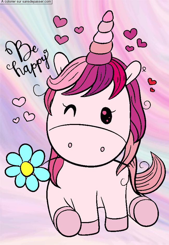 Licorne souriante par LUCIE