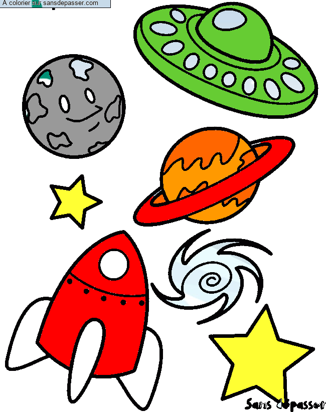 Dans l'espace par lolomarcha