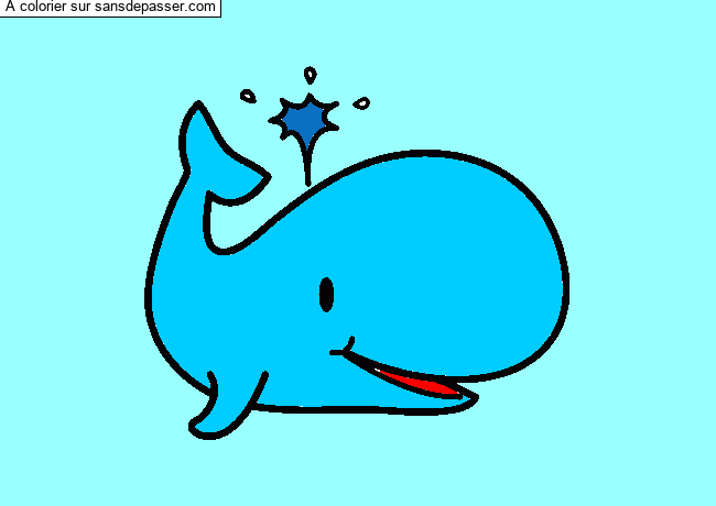 Baleine souriante par un invit&eacute;