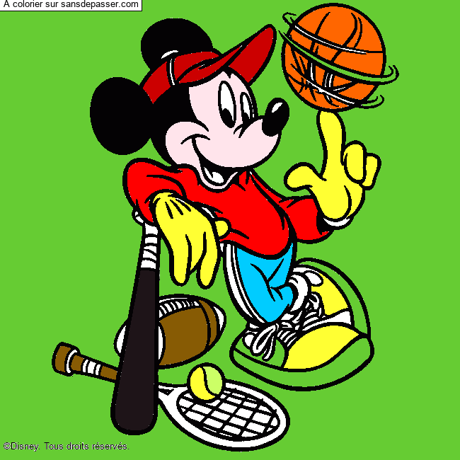 Mickey Sportif par un invit&eacute;