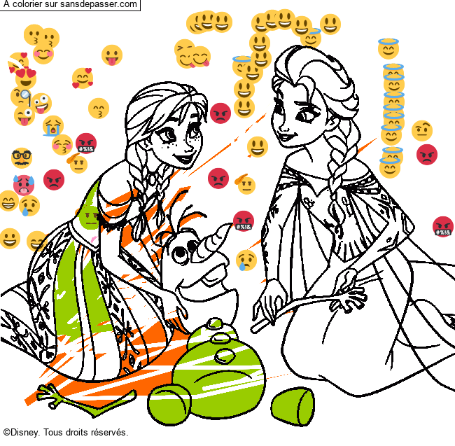 Anna, Elsa et Olaf par ANNA ELOE
