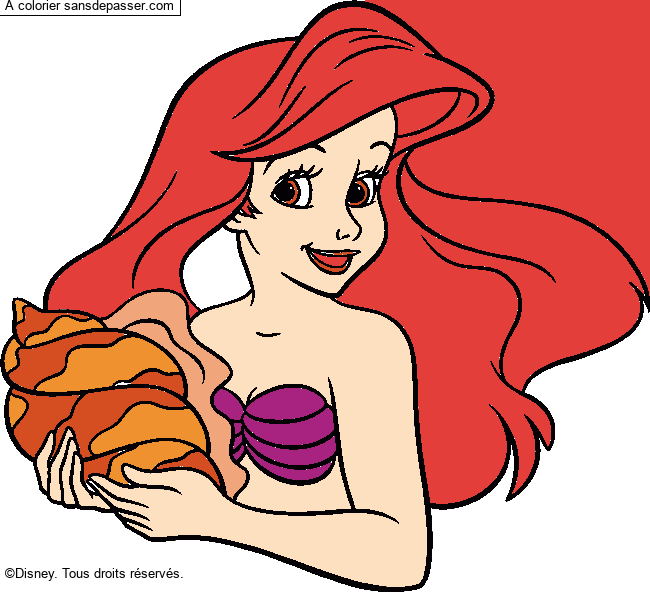 Ariel, la petite sir&egrave;ne par chloemorg