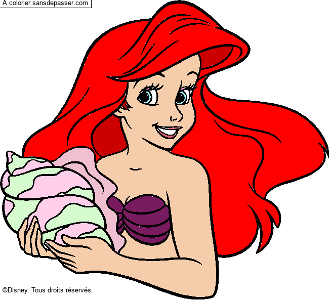 Ariel, la petite sirène par Nanatita