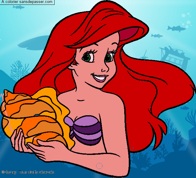 Ariel, la petite sir&egrave;ne par perla