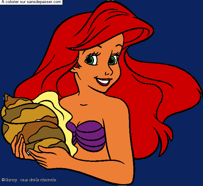 Ariel, la petite sir&egrave;ne par romane.dpre