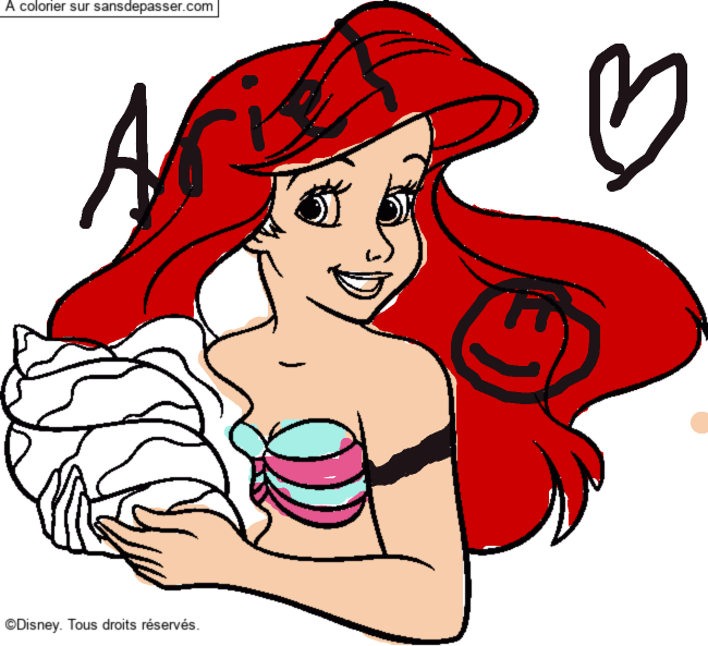 Ariel, la petite sir&egrave;ne par un invit&eacute;