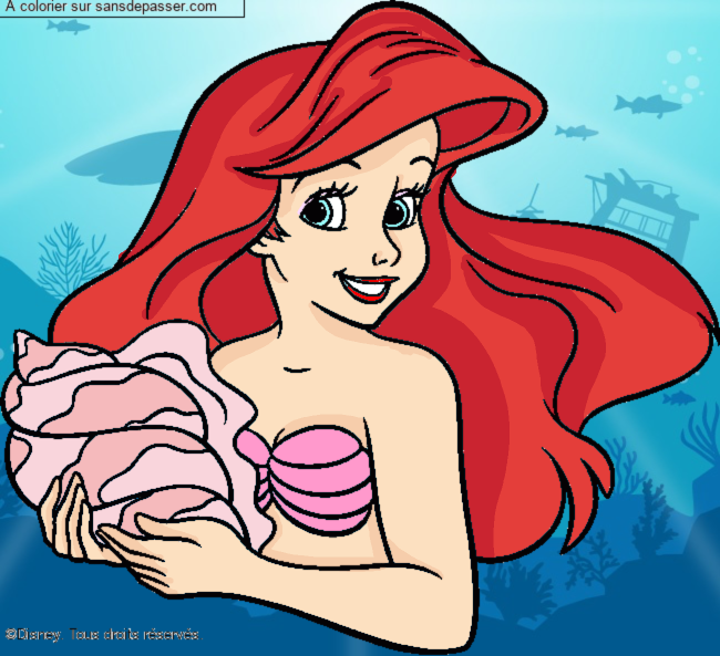 Ariel, la petite sir&egrave;ne par un invit&eacute;