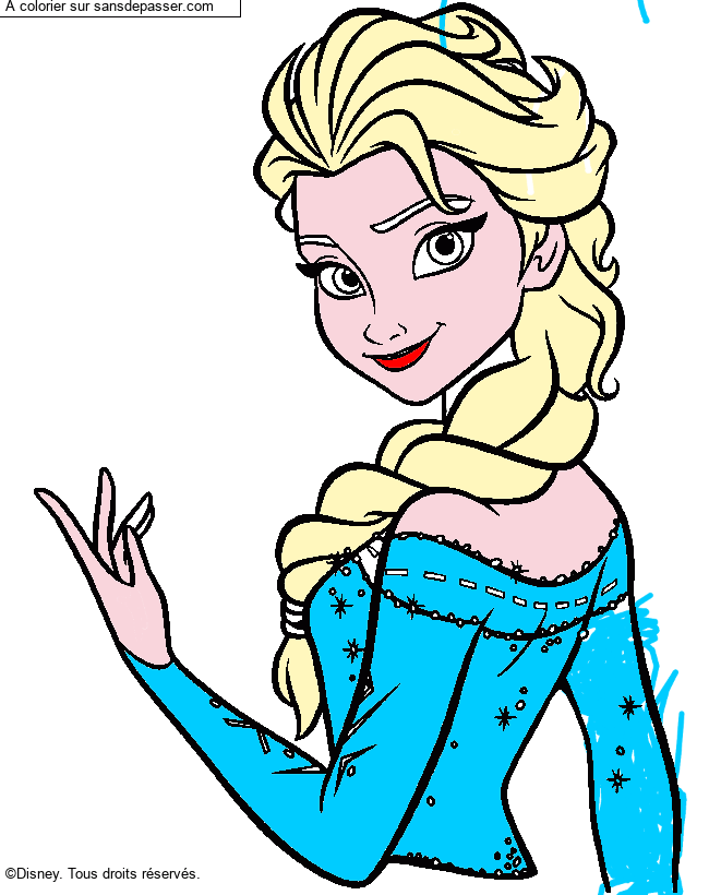 Elsa - La Reine des Neiges par un invit&eacute;