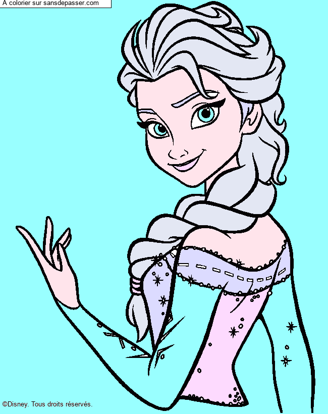 Elsa - La Reine des Neiges par Greg