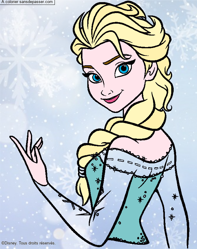 Elsa - La Reine des Neiges par un invit&eacute;