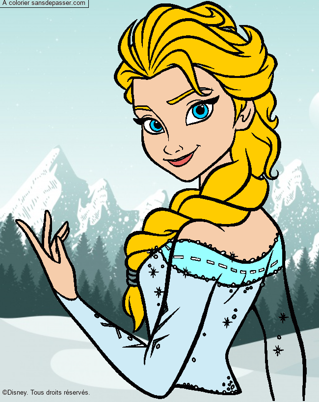 Elsa - La Reine des Neiges par Athena9839