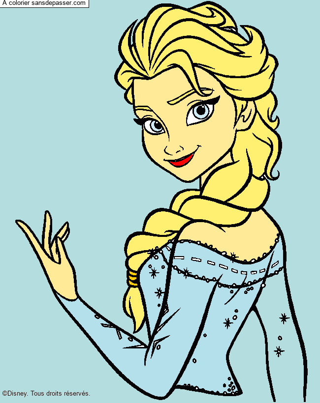 Elsa - La Reine des Neiges par un invit&eacute;