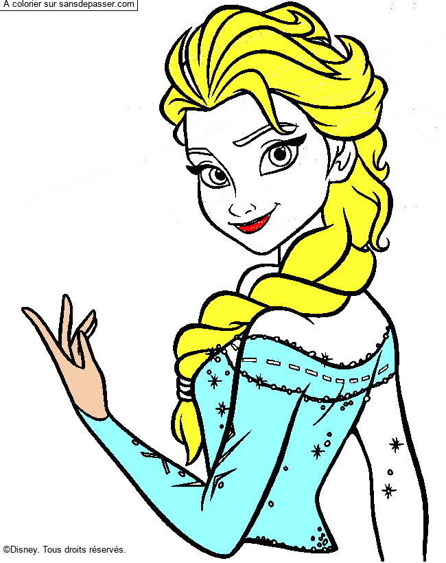 Elsa - La Reine des Neiges par un invit&eacute;