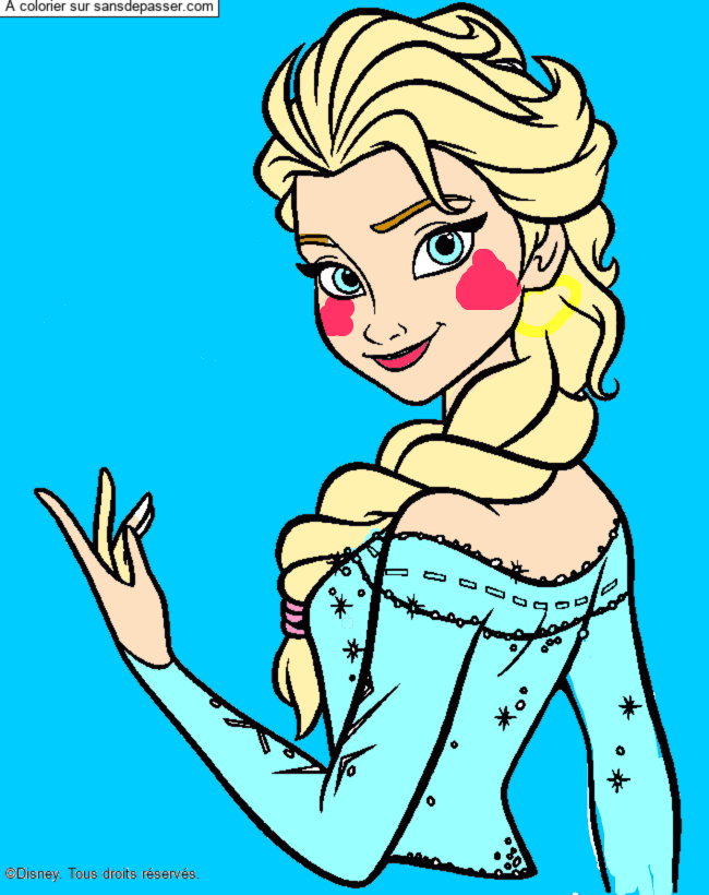 Elsa - La Reine des Neiges par un invit&eacute;
