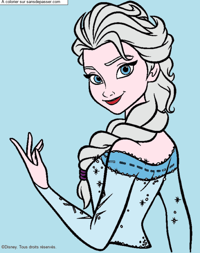 Elsa - La Reine des Neiges par un invit&eacute;