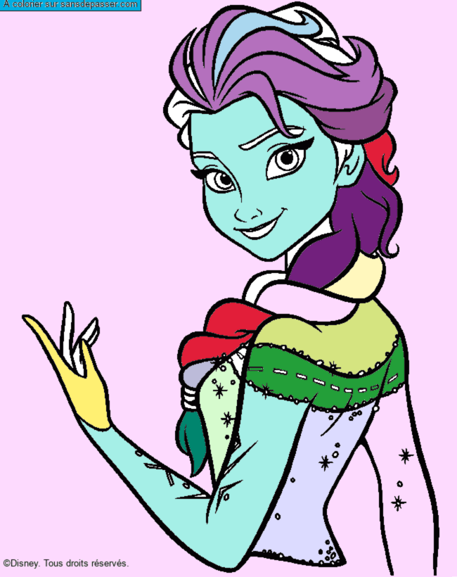 Elsa - La Reine des Neiges par un invit&eacute;