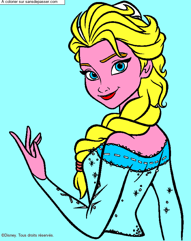 Elsa - La Reine des Neiges par luce