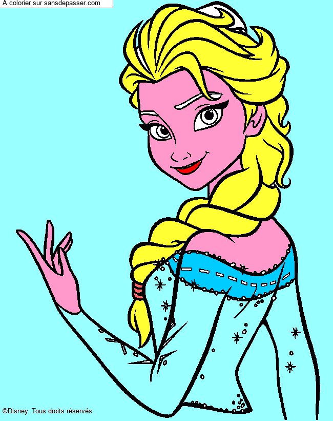 Elsa - La Reine des Neiges par un invit&eacute;
